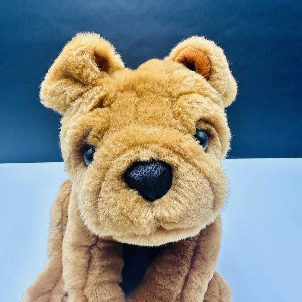 Animal Alley Sharpei Puppy Dog 11” Plush Stuffed Animal 2000 Y2K Toys R Us